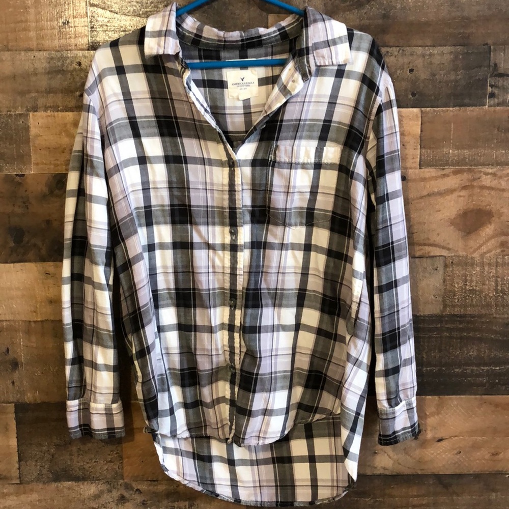 American Eagle oversized flannel